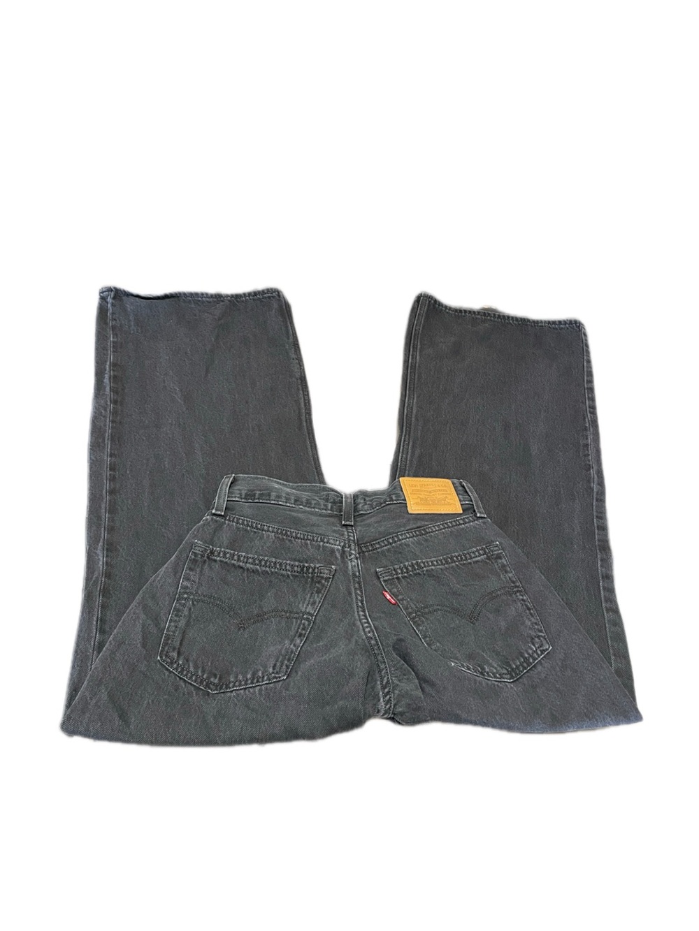 Levi's Baggy Style Jeans, Black, Distressed, Size 23x32